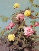 Lambdin, George Cochran Roses china oil painting reproduction